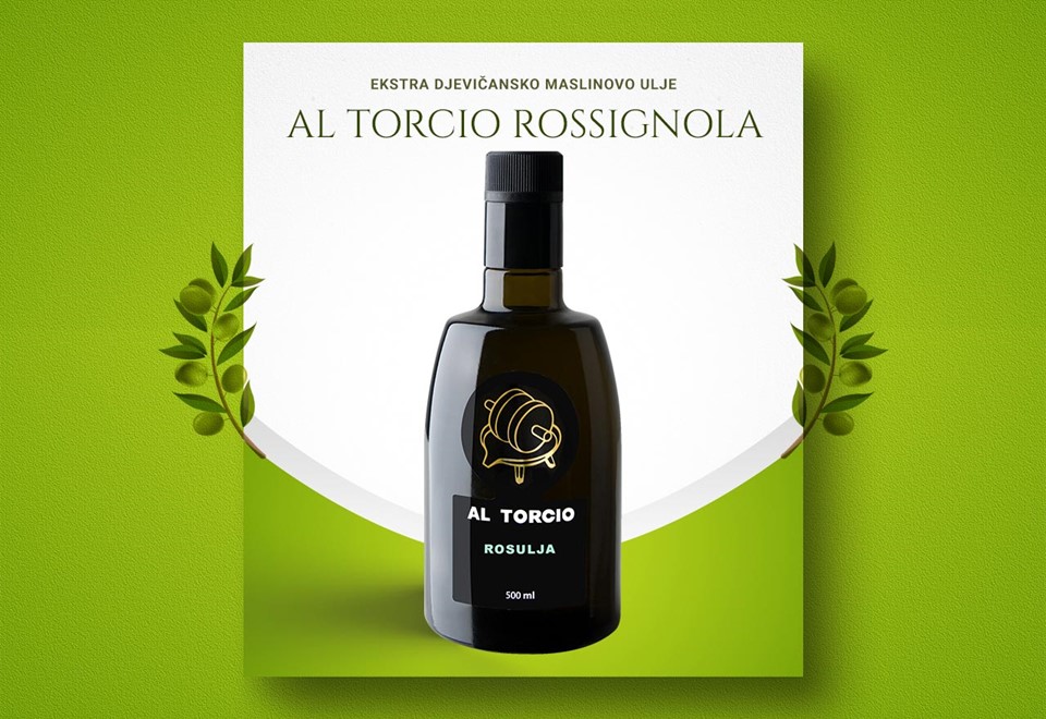 AL TORCIO OIL MILL, NOVIGRAD Extra virgin olive oil ROSSIGNOLA - ROSULJA