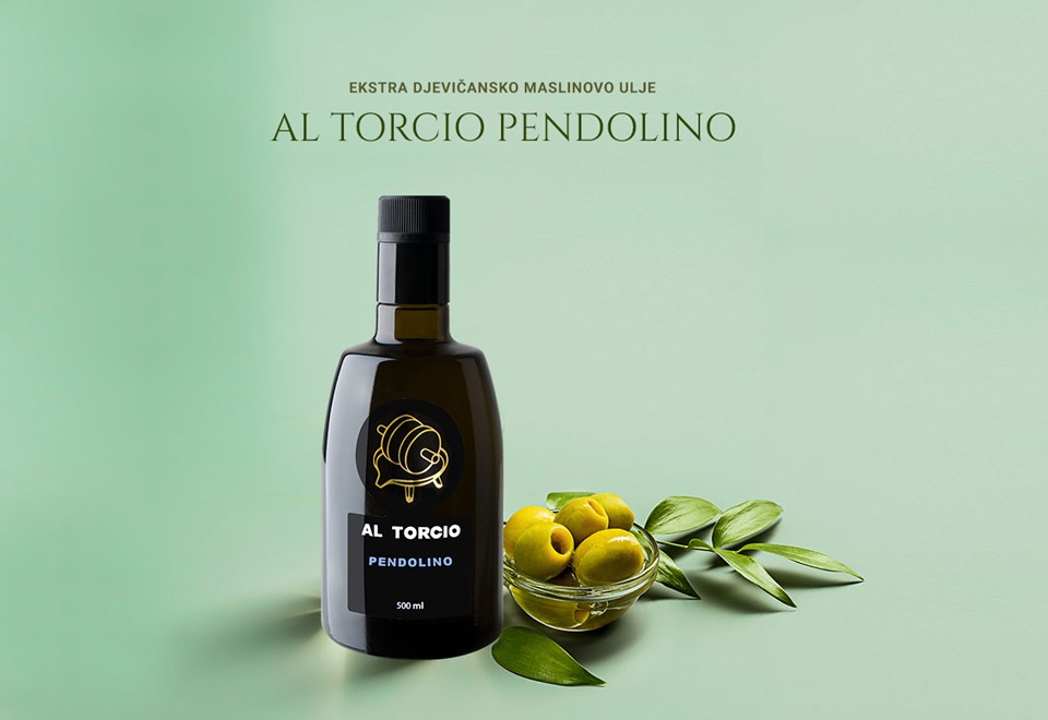 ÖLMÜHLE AL TORCIO, NOVIGRAD Natives Olivenöl extra PENDOLINO