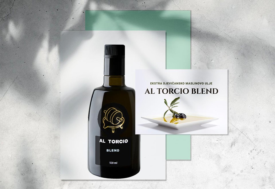 ÖLMÜHLE AL TORCIO, NOVIGRAD Natives Olivenöl extra BLEND